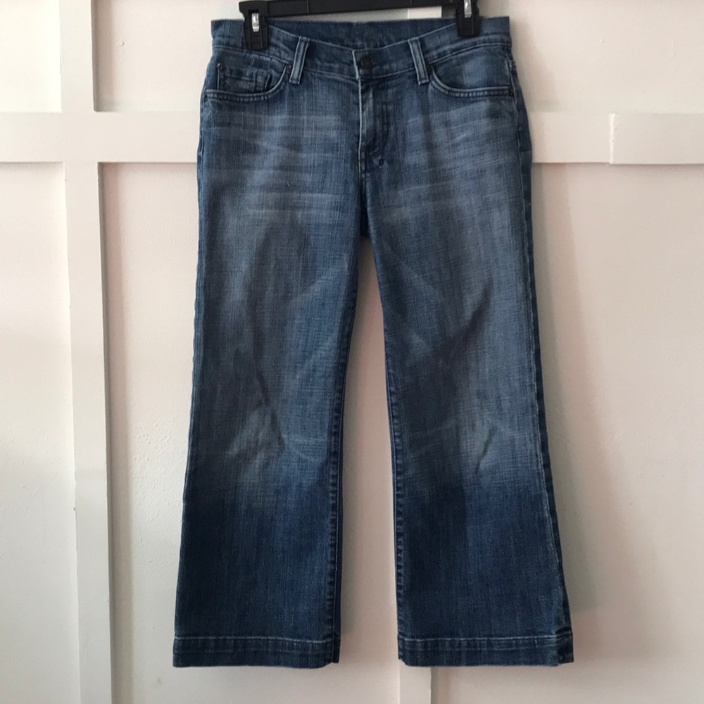 7 For All Mankind Crop Dojo Jean